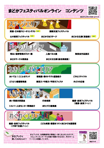 2021年読書週間 まどフェス チラシ裏